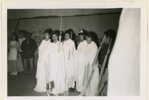 Girls in costume at a carnival (ddr-densho-37-1217)