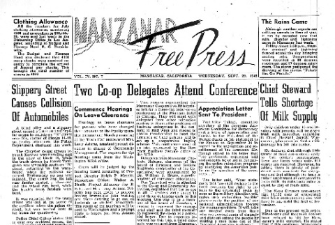 Manzanar Free Press Vol. IV No. 7 (September 29, 1943) (ddr-densho-125-171)
