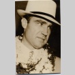 A man wearing leis (ddr-njpa-1-822)