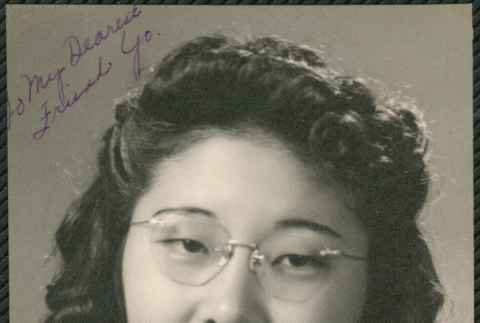 Portrait of Grace Shimizu (ddr-densho-522-661)