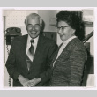 Mitzi Isoshima with her boss George Somoff (ddr-densho-477-536)