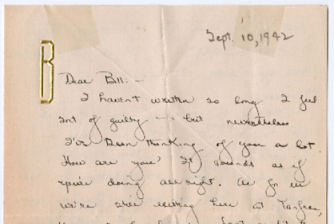 Letter from Carol Iino to Bill Iino (ddr-densho-368-636)