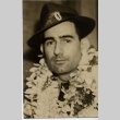 Man wearing leis (ddr-njpa-2-942)
