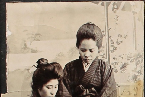 Japanese women in traditional attire (ddr-densho-259-86)
