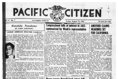 The Pacific Citizen, Vol. 41 No. 7 (August 12, 1955) (ddr-pc-27-32)