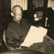 Tatsukichi Minobe announcing his resignation from the Diet (ddr-njpa-4-974)