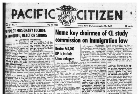 The Pacific Citizen, Vol. 37 No. 2 (July 10, 1953) (ddr-pc-25-28)