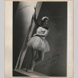Signed photograph of a ballet dancer (ddr-manz-10-54)