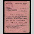 Certificate of identification, Form AR-AE-23, Ito Tsukamoto (ddr-csujad-55-33)