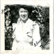 Signed photograph of a woman (ddr-manz-6-40)