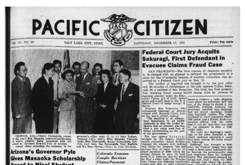 The Pacific Citizen, Vol. 33 No. 23 (December 15, 1951) (ddr-pc-23-50)
