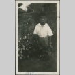 Boy in a garden (ddr-densho-321-668)
