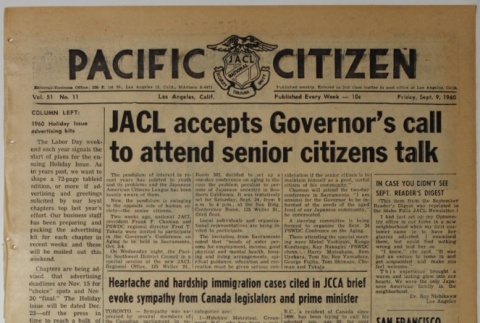 Pacific Citizen, Vol. 51, No. 11 (September 9, 1960) (ddr-pc-32-37)