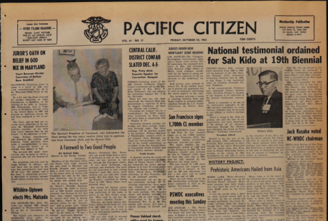 Pacific Citizen, Vol. 61, No. 17 (October 22, 1965) (ddr-pc-37-43)