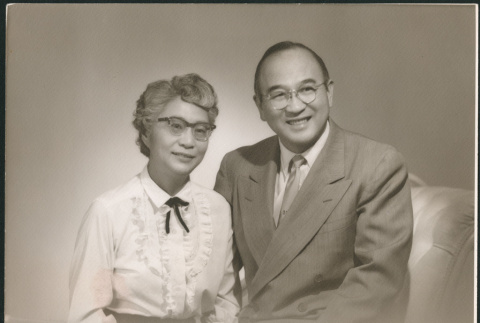 Portrait of Agnes and Chester Sakura (ddr-densho-523-278)