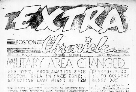 Poston Chronicle Vol. X No. 23 (March 5, 1943) (ddr-densho-145-255)