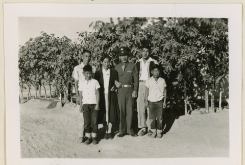 Sgt. Komoto and his family (ddr-densho-37-998)