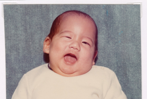 Scott Masao Nishimura baby portrait (ddr-densho-477-457)