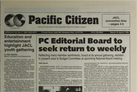 Pacific Citizen, Vol. 122, No. 6 (March 15-April 4, 1996) (ddr-pc-68-6)