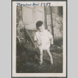 Photo of a toddler in a romper (ddr-densho-483-709)