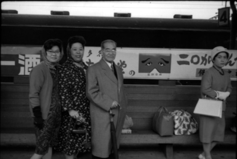 Tomoye (Nozawa) Takahashi with unidentified woman and man (ddr-densho-426-2344)