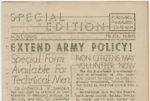 Minidoka Irrigator Special Edition (February 19, 1943) (ddr-densho-119-170)