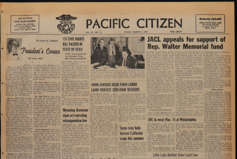 Pacific Citizen, Vol. 60, No. 10 (March 5, 1965) (ddr-pc-37-10)
