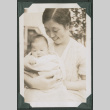 Iku Takahashi holding baby (ddr-densho-355-339)
