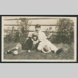 couple sitting in yard (ddr-densho-378-758)