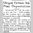 Oregon Farmers Ask Nisei Deportation (February 10, 1945) (ddr-densho-56-1101)