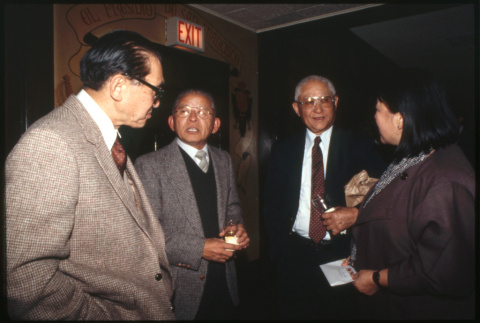 Loni chatting with three others (ddr-densho-1007-742)