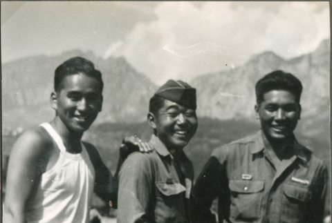 Three soldiers (ddr-densho-201-495)