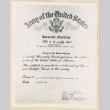 Honorable discharge for Harry Kuramoto (ddr-densho-37-2017)