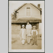 Children in front of house (ddr-densho-359-596)