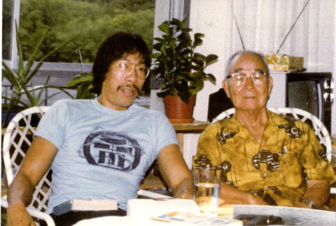 Photograph of Frank Chin and Frank Miyamoto (ddr-csujad-24-170)