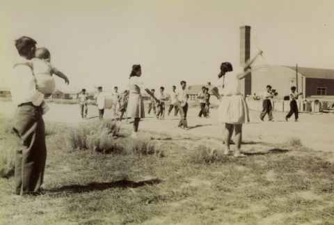 Schoolchildren at recess (ddr-densho-161-45)