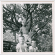 Four children playing outside (ddr-densho-433-597)