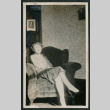 Woman in armchair (ddr-densho-378-354)