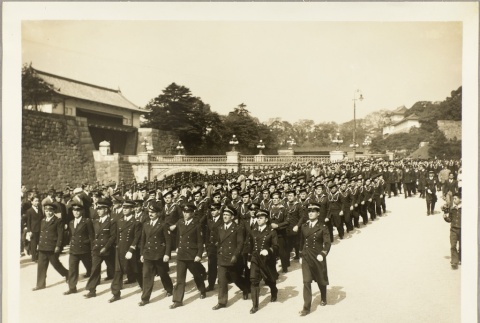 A procession of Italian sailors and naval officers (ddr-njpa-13-721)