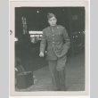 Man in army uniform walking (ddr-densho-332-26)