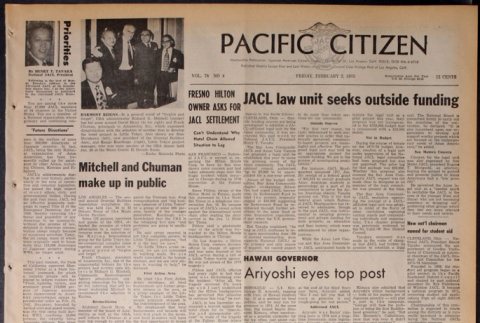 Pacific Citizen, Vol.76, No. 04, (February 2, 1973) (ddr-pc-45-4)