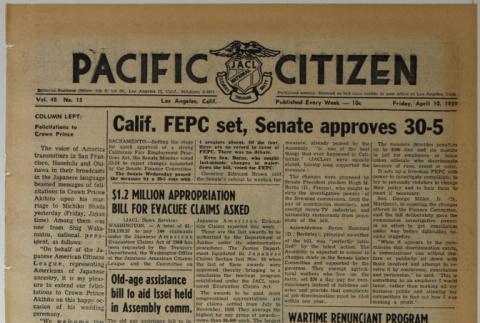 Pacific Citizen, Vol. 48, No. 15 (April 10, 1959) (ddr-pc-31-15)
