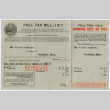 1917 Poll Tax Bill (ddr-densho-355-21)