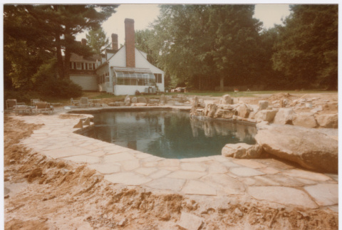 Pool in backyard (ddr-densho-377-1712)