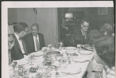 Group at banquet table (ddr-densho-293-97)