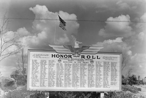 Honor Roll billboard (ddr-densho-37-736)