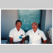 Bill Iino and other veteran on hotel balcony (ddr-densho-368-350)
