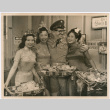 Phil Silvers with Mary Mon Toy and other Suzie Wong cast mates (ddr-densho-367-317)