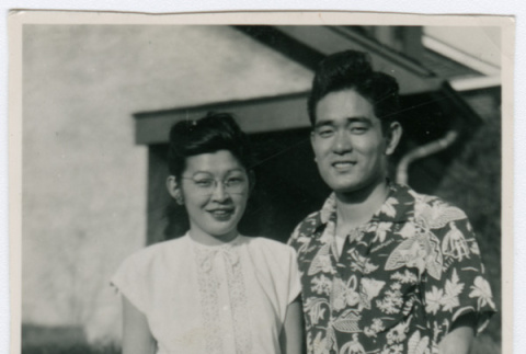 Tetsuro  Sumida and his wife Sumi Washino Sumida (ddr-densho-379-110)