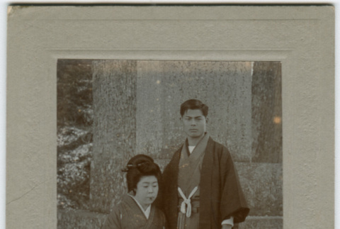 Japanese American couple (ddr-densho-26-144)